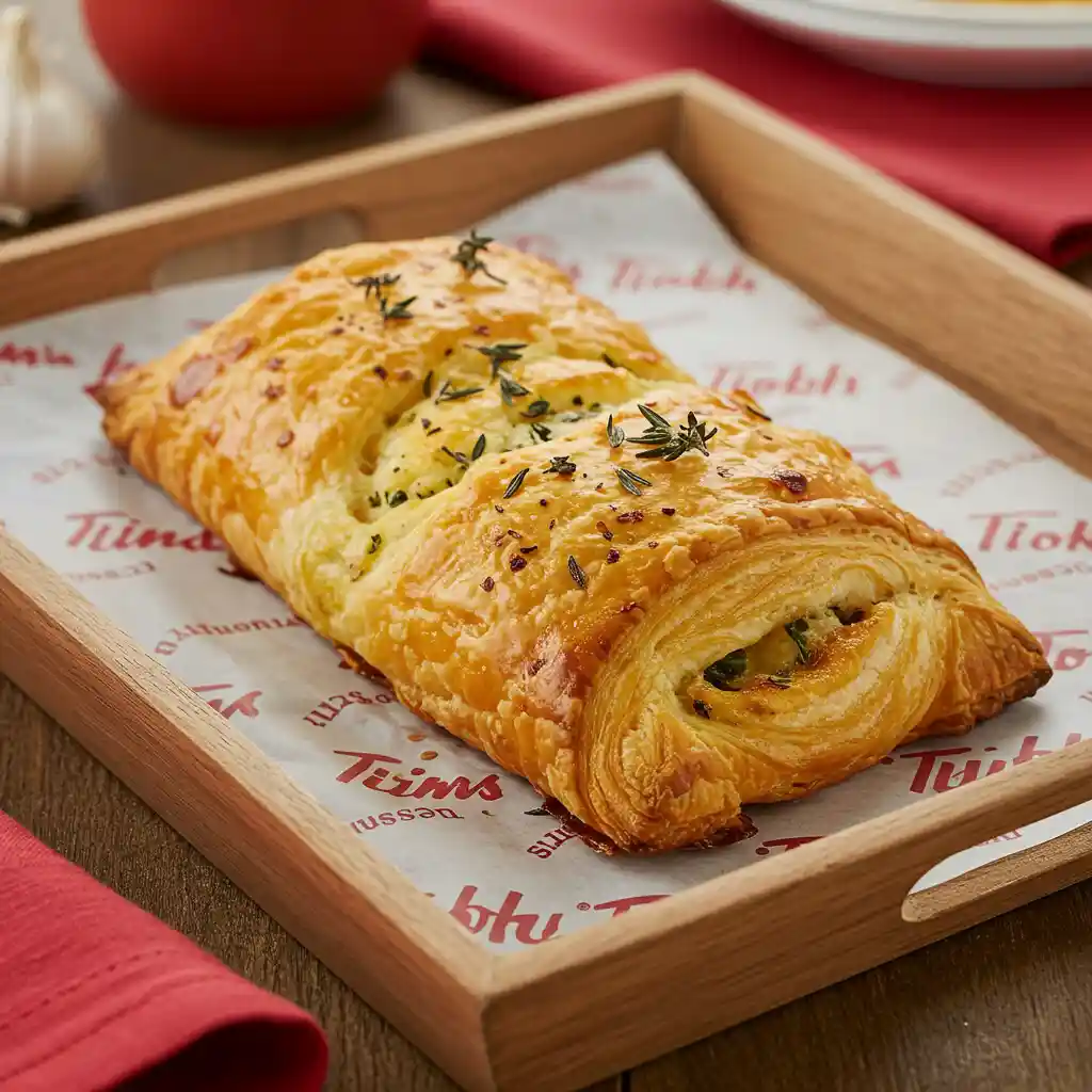Herb &amp; Garlic Savoury Pastry – Tim Hortons