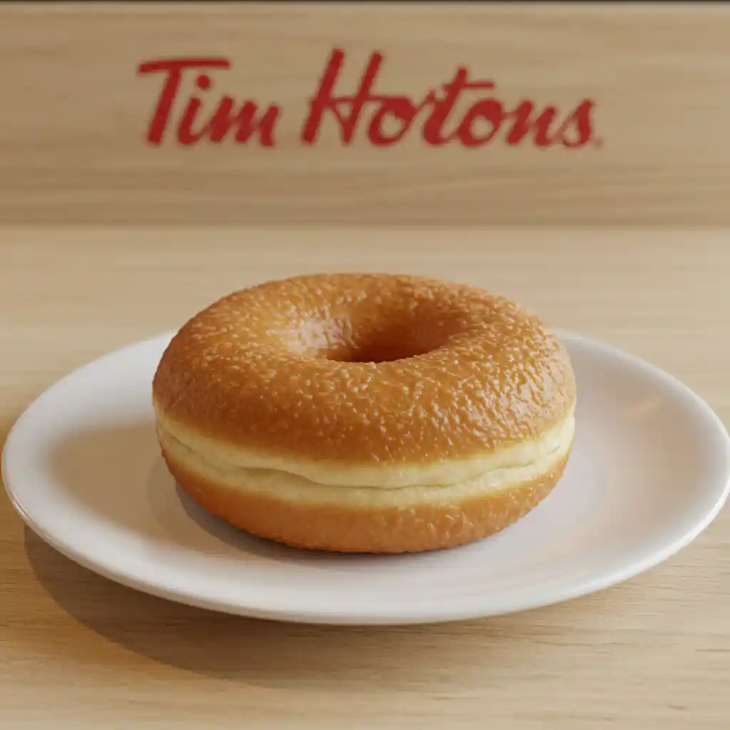 Old Fashioned Plain Donut – Tim Hortons Classic Cake Donut
