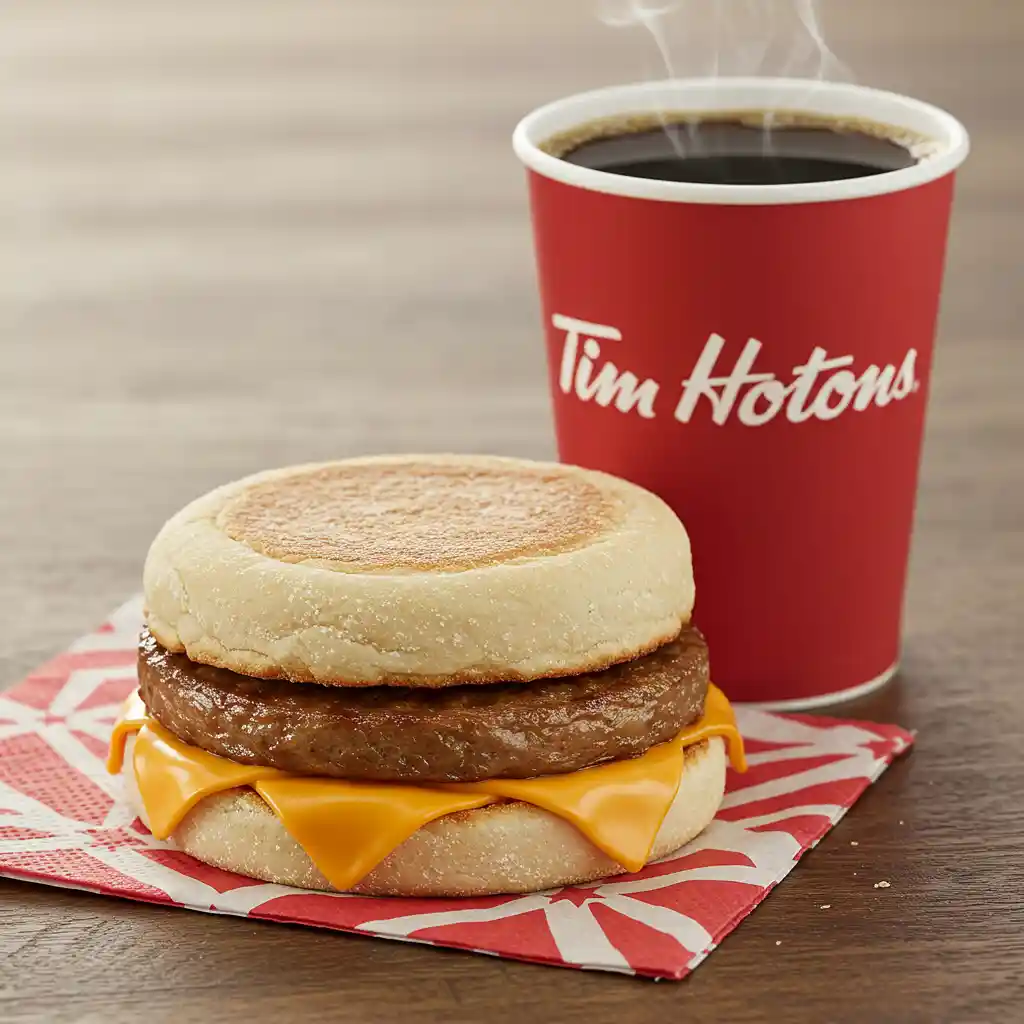 Tim Hortons Sausage Breakfast Sandwich – Morning Classic