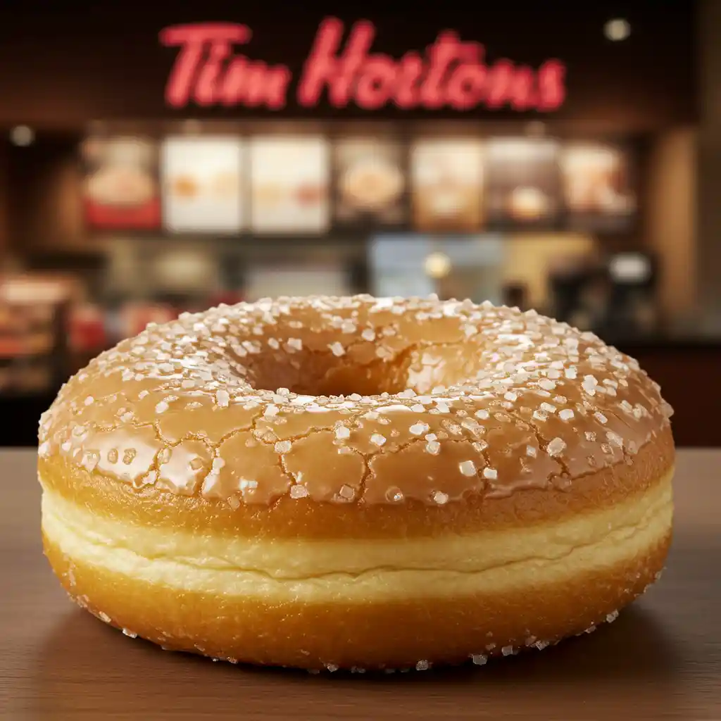 Sour Cream Glazed Donut – Tim Hortons Moist, Sweet Classic